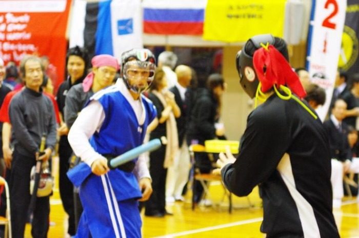 A bout in progress